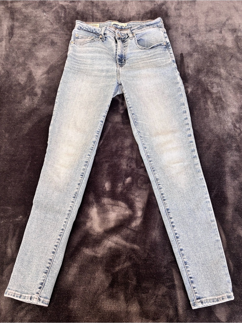 Levi's Light Wash Skinny Jeans - Light Blue